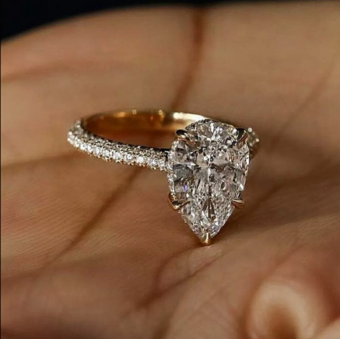 oval moissanite eternity ring for sale