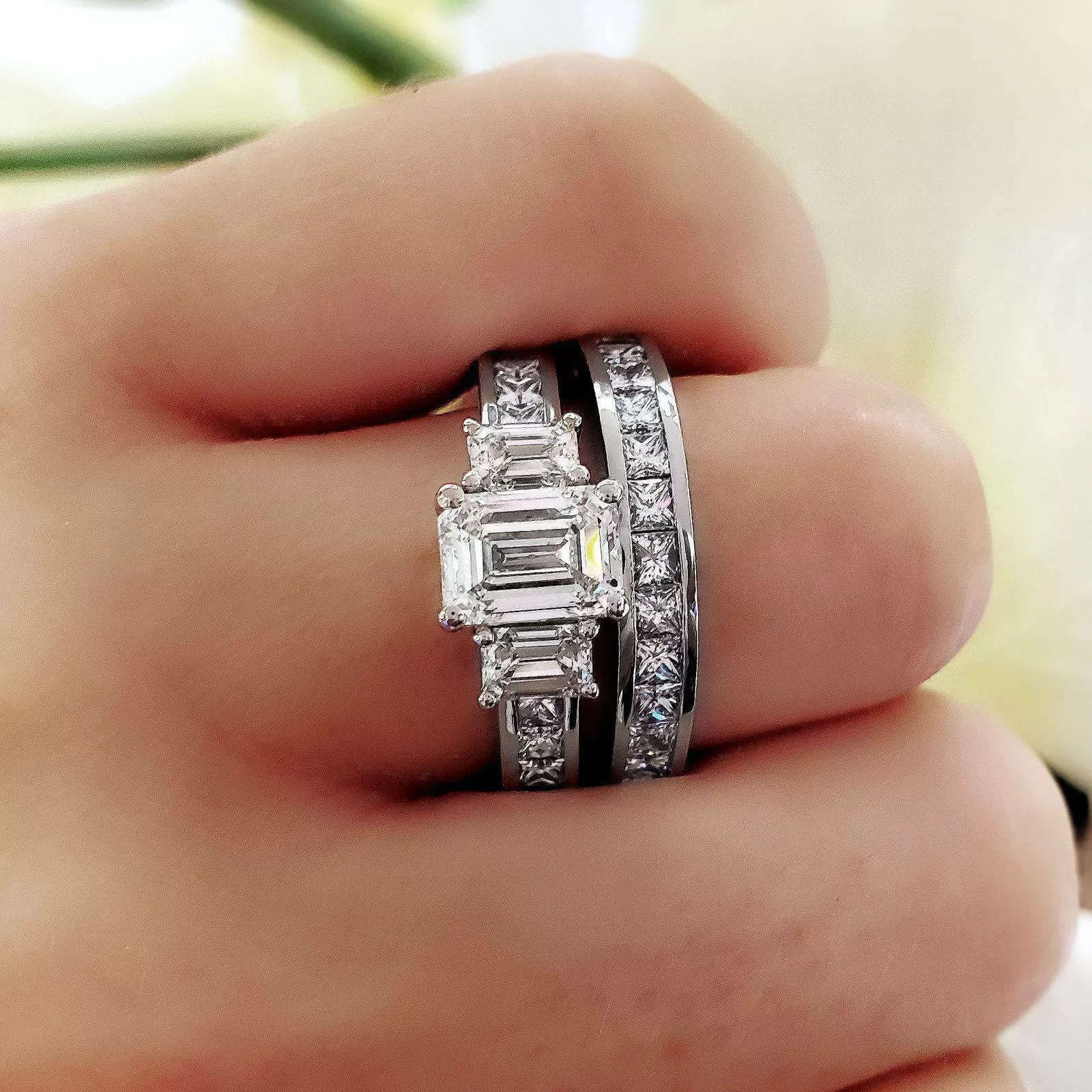buy moissanite bracelet eternity band in las vegas