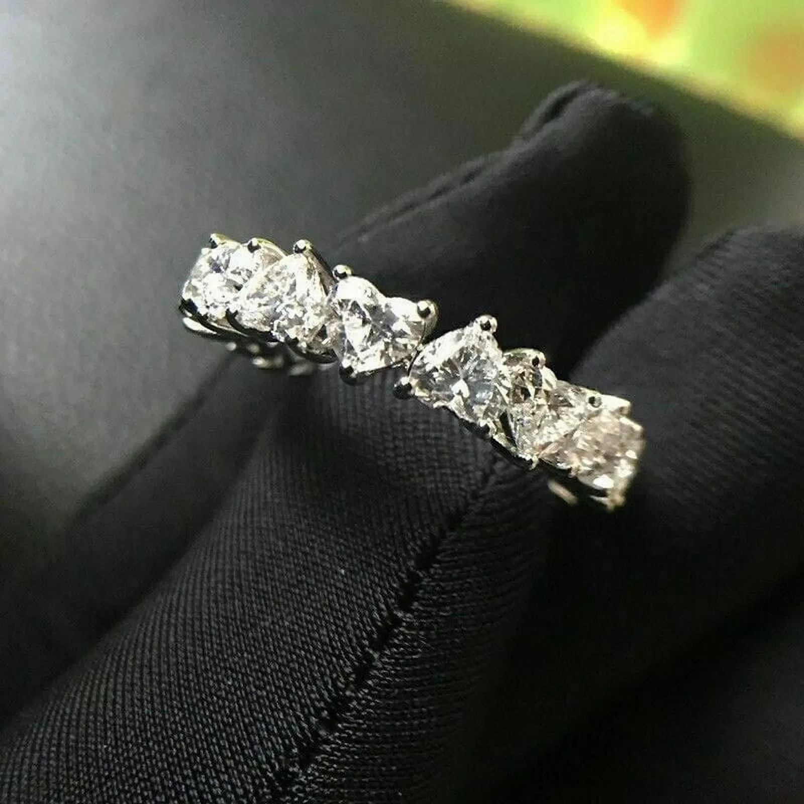 925 silver cubic zirconia eternity band buy
