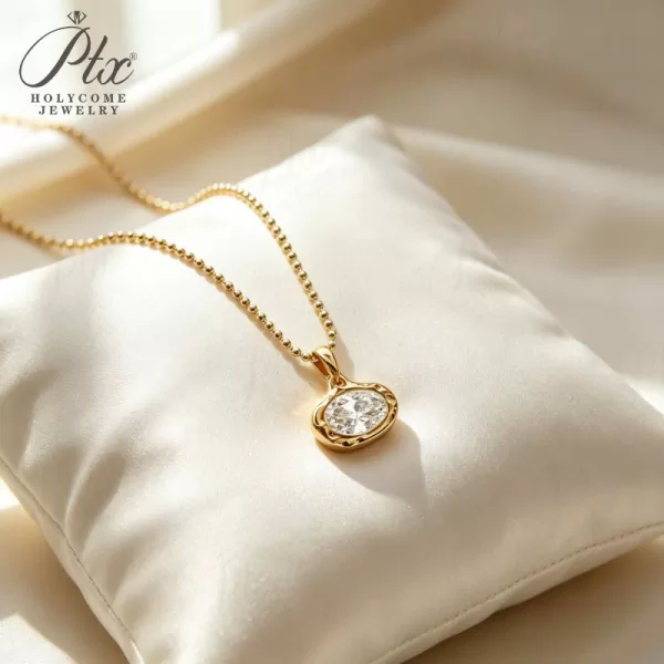 sale gold filled moissanite diamond halo ring