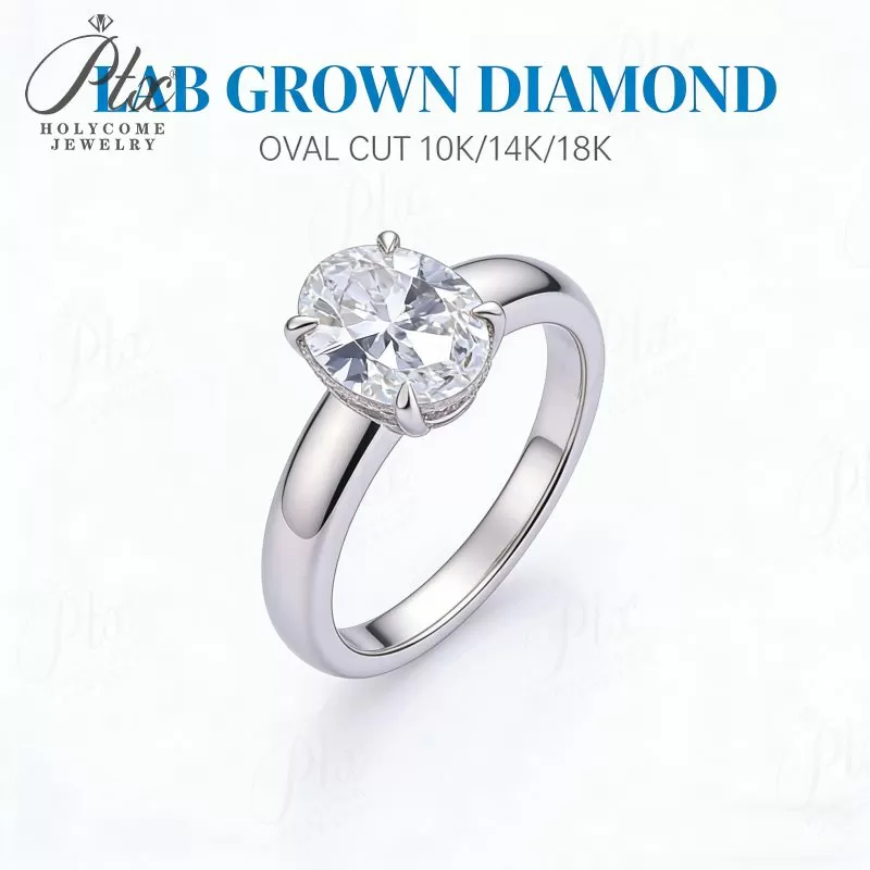 gold filled genuine diamond engagement ring