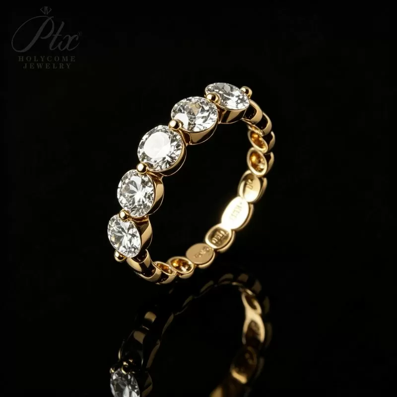 buy cheap rose gold hpht diamond solitaire ring
