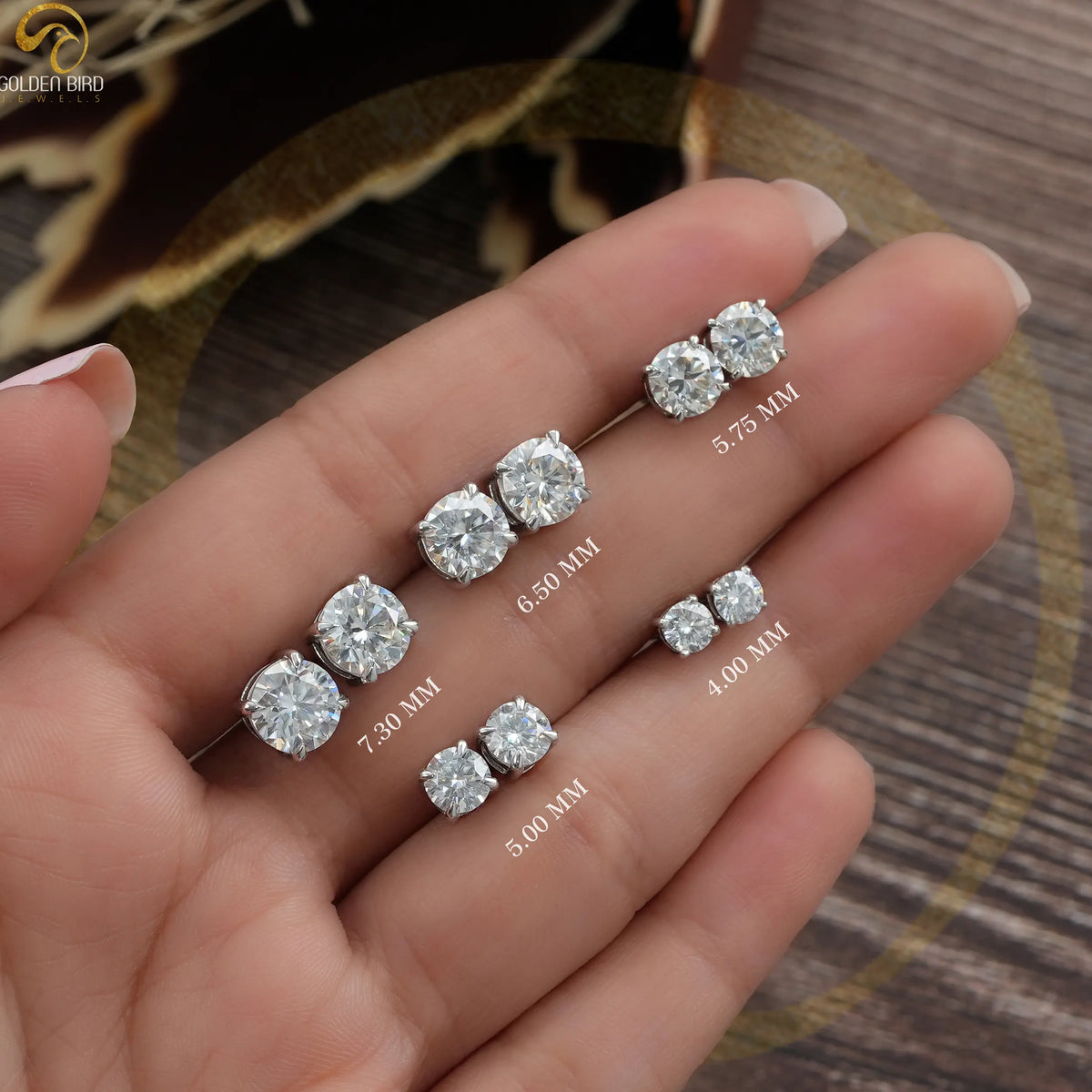 10k gold lab grown diamond solitaire ring on sale