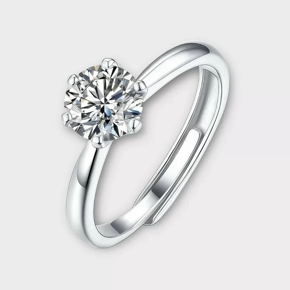 moissanite wedding band vs diamond wedding band