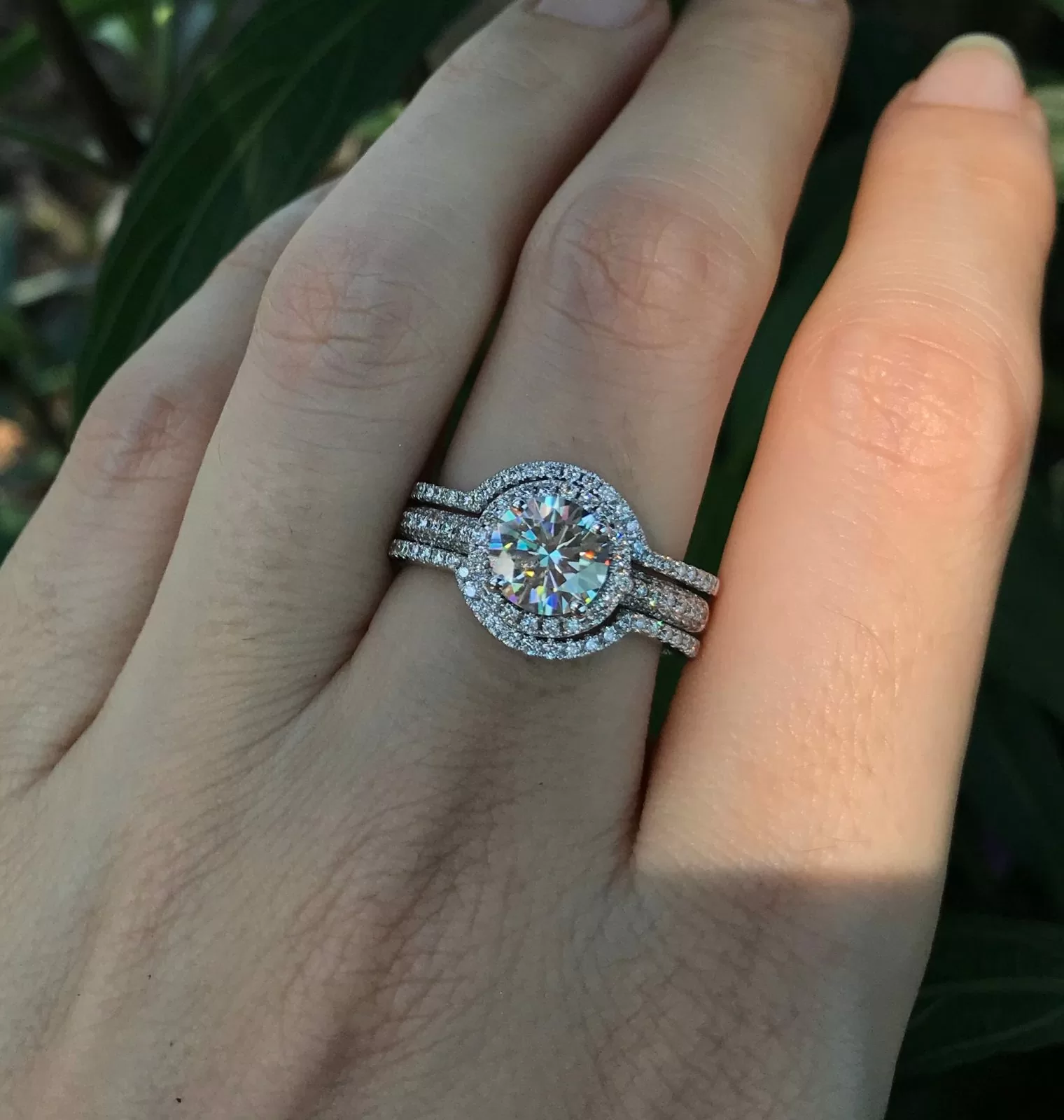 gold filled man made diamond pave ring buy wholesale