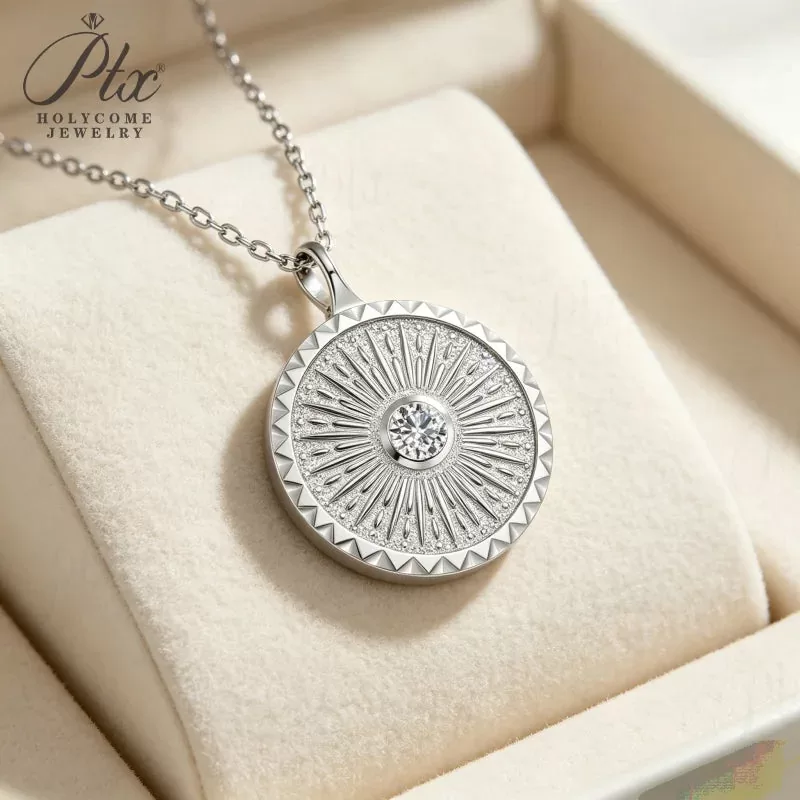 moissanite necklace promise ring atlanta