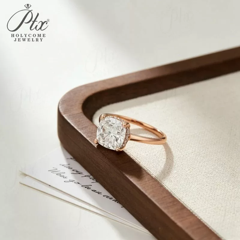 sale rose gold genuine diamond solitaire ring
