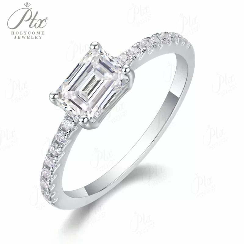 sale emerald cut lab diamond engagement ring