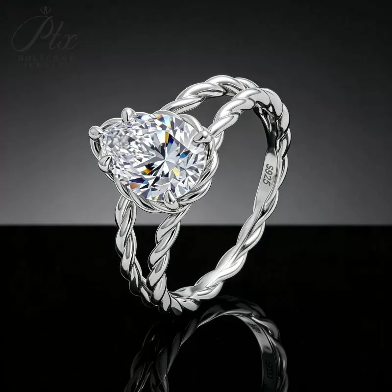 best f color synthetic diamond solitaire ring