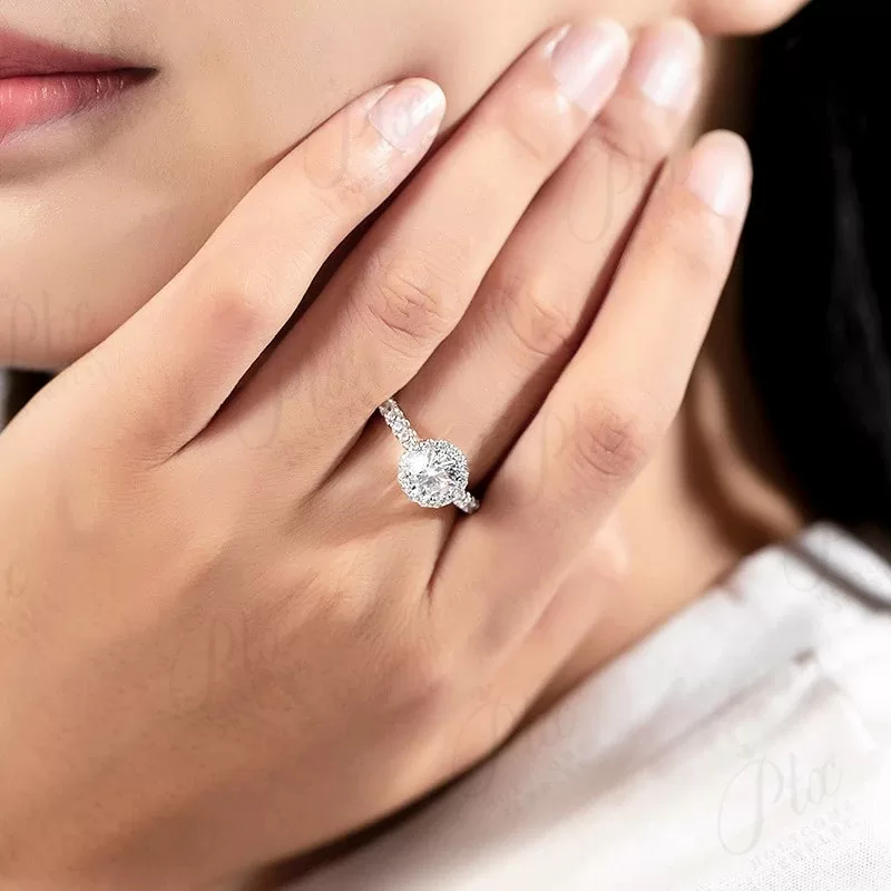 moissanite earrings eternity ring columbus