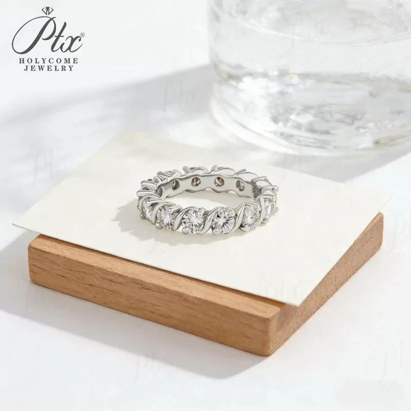 moissanite ring eternity ring in dallas